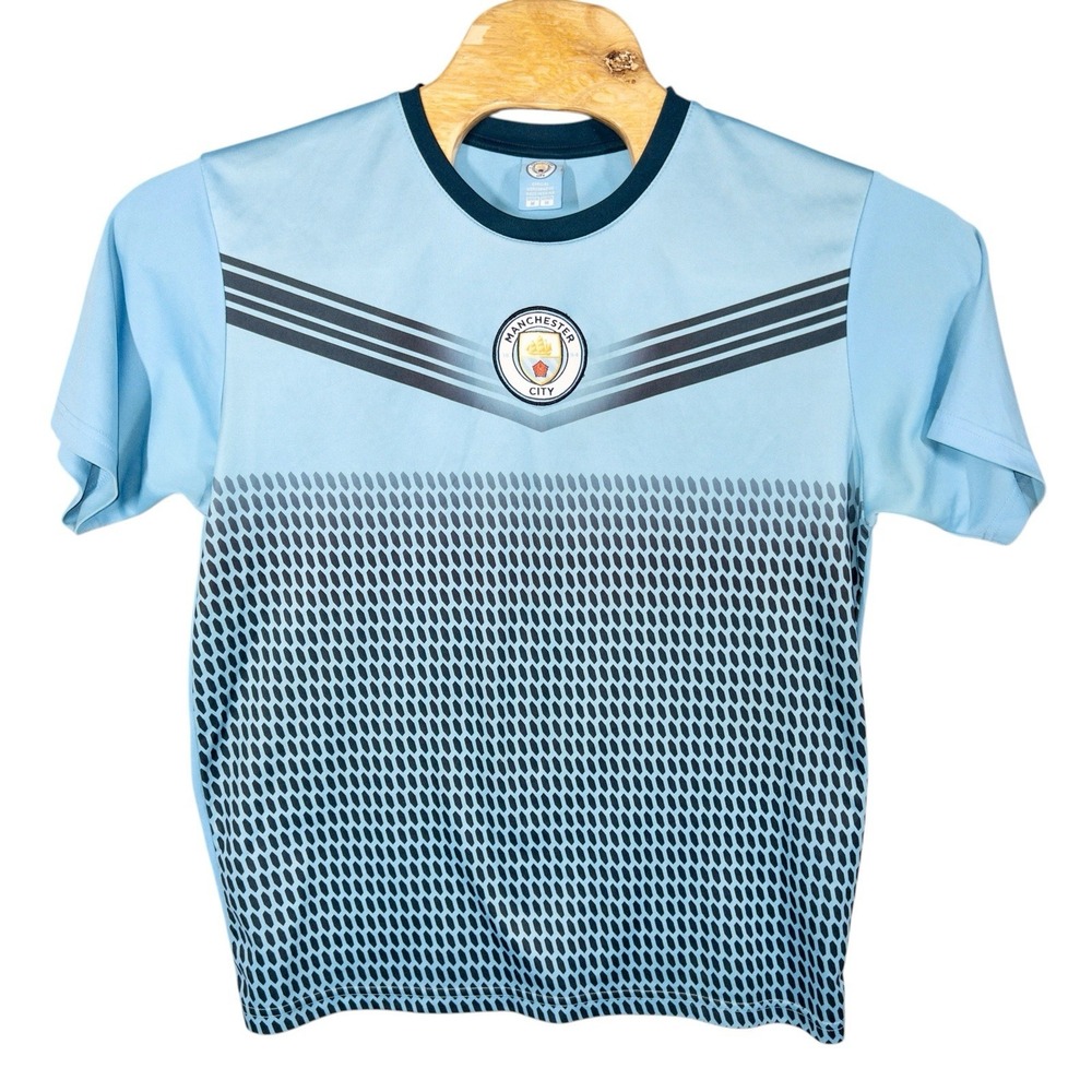 Manchester City Soccer Jersey Mens Medium Blue‎ MLS Futbol *read*